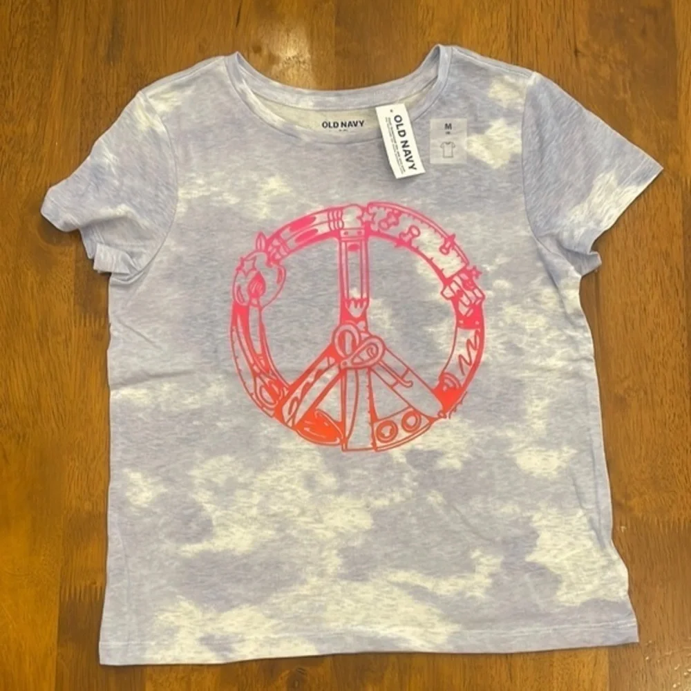 Tie dye peace shirt- 218